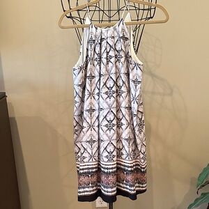 Sleeveless Patterned Dress